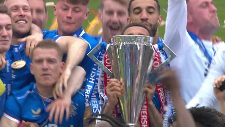 Rangers lift the Scottish Premiership trophy! | Video | Watch TV Show | Sky  Sports