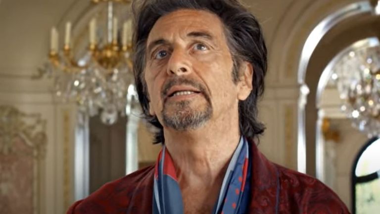 Al Pacino in a Sky broadband advert. Pic: Sky/YouTube