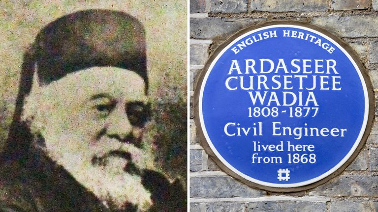 Ardaseer Cursetjee, the first South Asian Fellow of the Royal Society, has been awarded a blue plaque from English Heritage