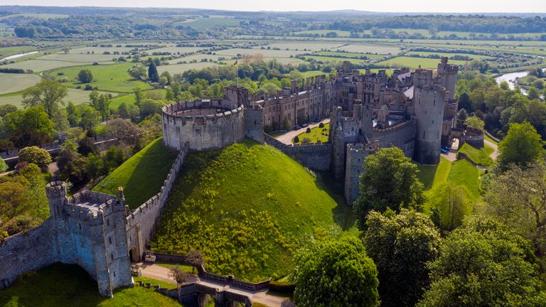 Arundel Castle in West Sussex