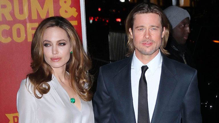 August 11th 2020 - Angelina Jolie seeks the removal of a private judge in her ongoing divorce case against former husband Brad Pitt. - File Photo by: zz/Jackson Lee/STAR MAX/IPx 2012 1/9/12 Angelina Jolie and Brad Pitt at the New York Film Critics Circle Awards. (NYC)