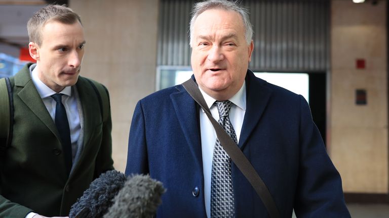 Shadow chief whip Nick Brown arrives at the Labour Party offices in Westminster, London, ahead of a meeting of the party&#39;s National Executive Committee to set the leadership contest timetable