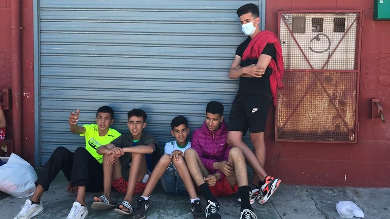 More than 1,500 children and teenagers have arrived in Ceuta this week