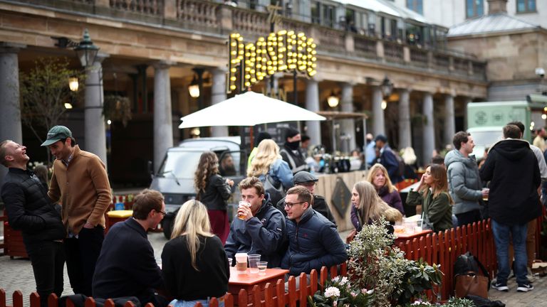 Business has been picking up in central London since the reopening of hospitality in April