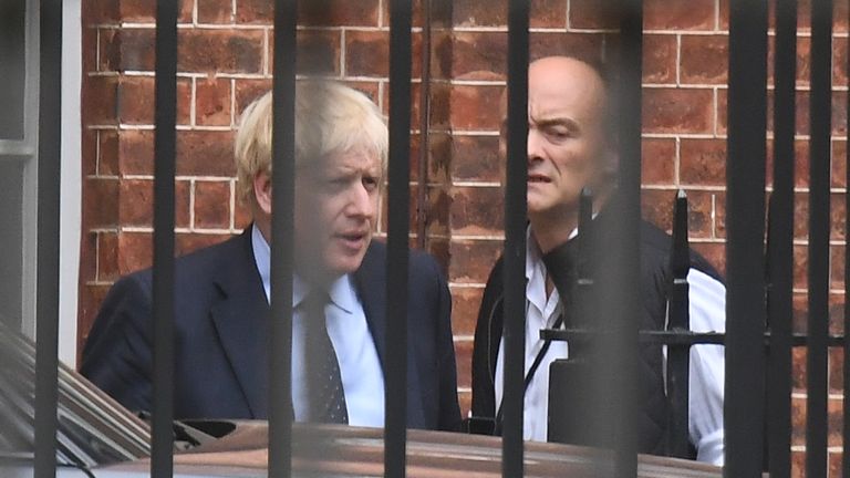 Boris Johnson et Dominic Cummings
