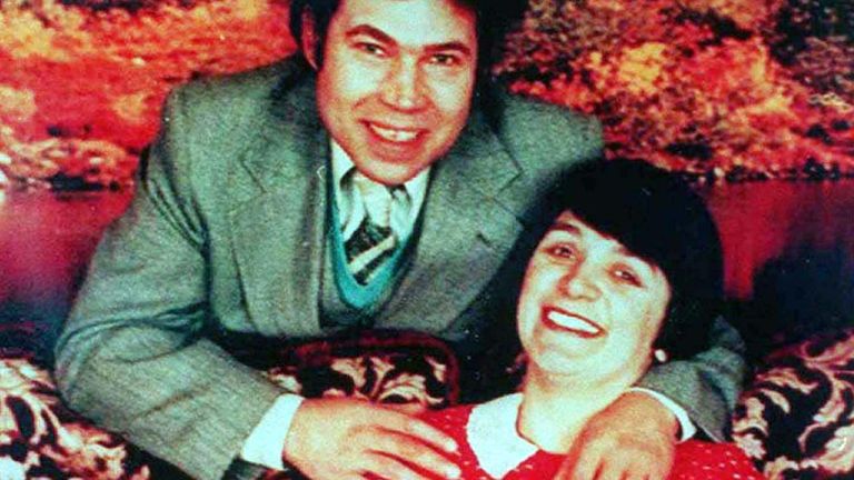 Undated handout picture shows convicted mass murderer Rosemary West with her husband Fred. More than a decade after Fred and Rosemary West were arrested for a string of grisly murders that shocked Britain, the man who brought the couple to justice still cannot shake the painfully vivid memories of what he saw. To match feature Crime Britain West REUTERS/Handout/Files