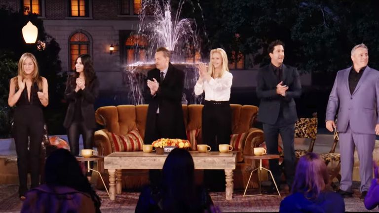 The cast reunited for the one-off unscripted special