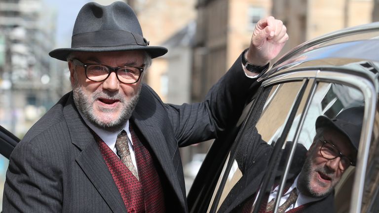 Former Labour MP George Galloway says his Workers Party GB will stand