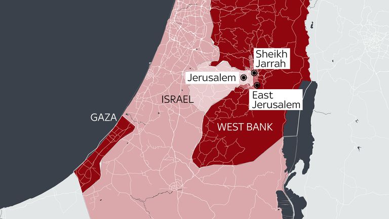 The conflict started in East Jerusalem and Sheikh Jarrah