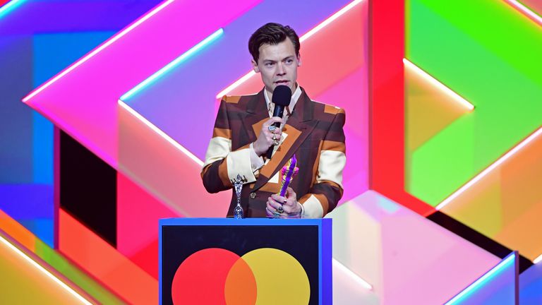 Harry Styles bei den Brit Awards 2021