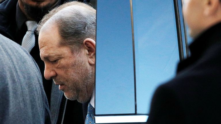 Harvey Weinstein Former Hollywood Producer Extradited To California To Face More Sexual Assault Charges Us News Sky News
