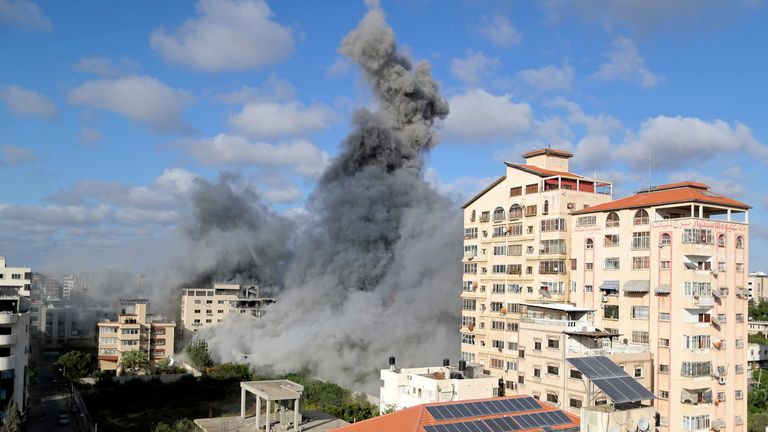 More explosions have rocked Gaza City