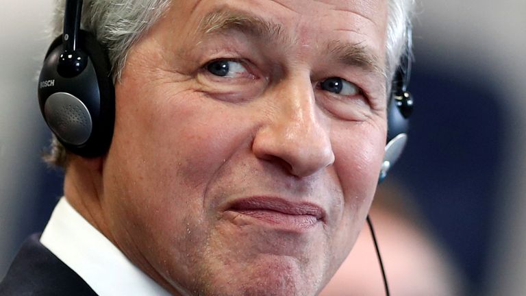 Jamie Dimon, CEO of JPMorgan Chase, attends the launching of the Advancing Cities Challenge, in Pantin, a suburb of Paris, France, November 6, 2018