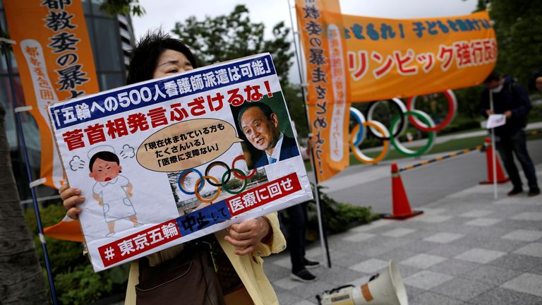 Des appels ont été lancés pour annuler les Jeux olympiques de Tokyo pour une deuxième année en raison de la pandémie