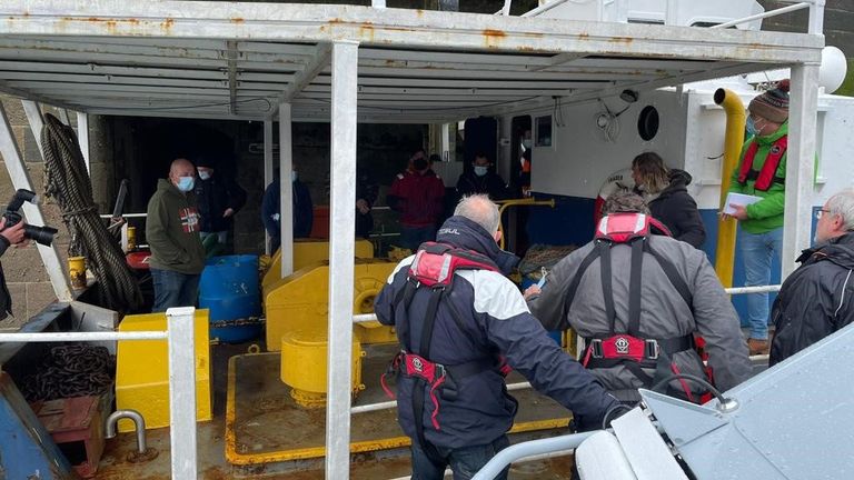French fishermen voiced their concerns over the new agreement with Jersey&#39;s government