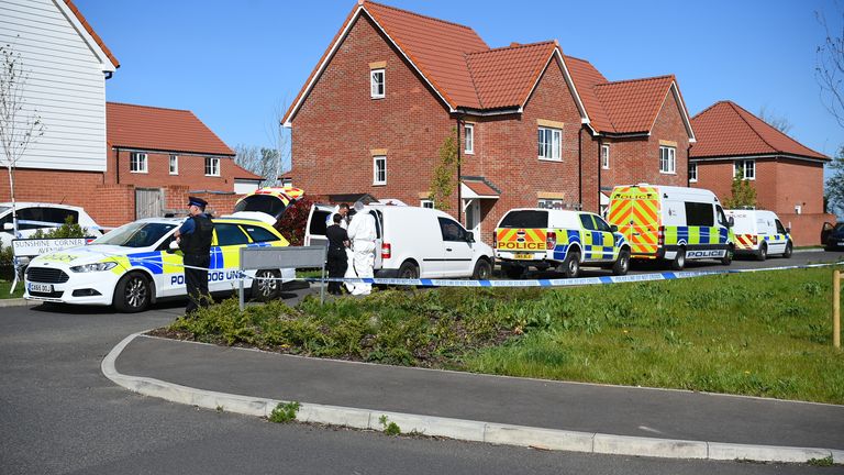 Police have also searched an address in Aylesham in connection with Ms James&#39; murder on 27 April