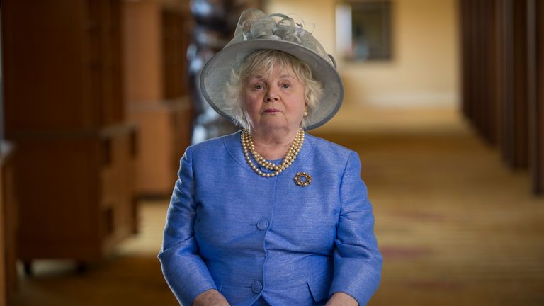 June Squibb as The Queen in 7 Days In Hell. Pic: HBO/ Sky UK