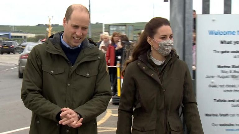 Duke and Duchess of Cambridge visit Orkney