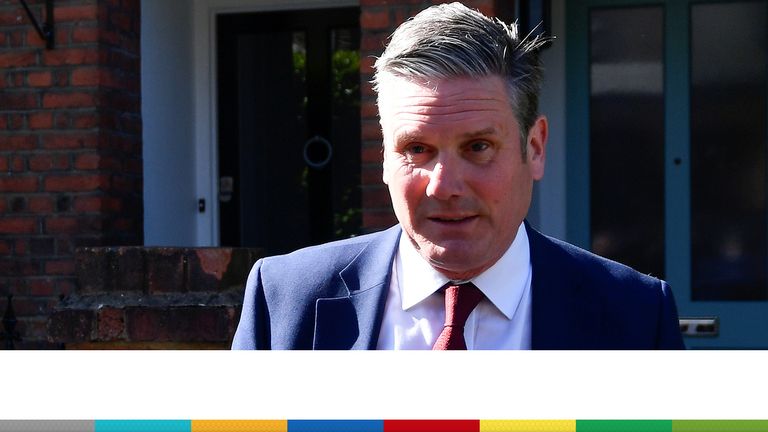 Britain&#39;s Labour Party leader Keir Starmer leaves his home after local elections in London, Britain May 7, 2021. REUTERS/Toby Melville