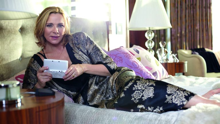 Kim Cattrall featured in a 2012 Nintendo advert. Pic: Nintendo/Shutterstock