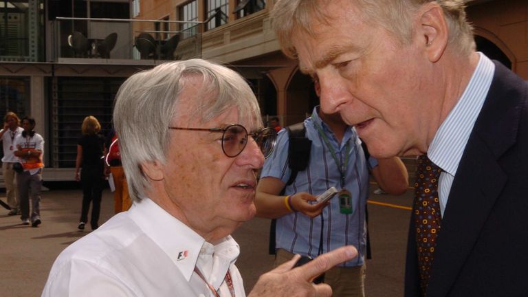 Bernie Ecclestone & Max Mosley at the Monaco Grand Prix in 2005. Pic: Alan Davidson/Shutterstock