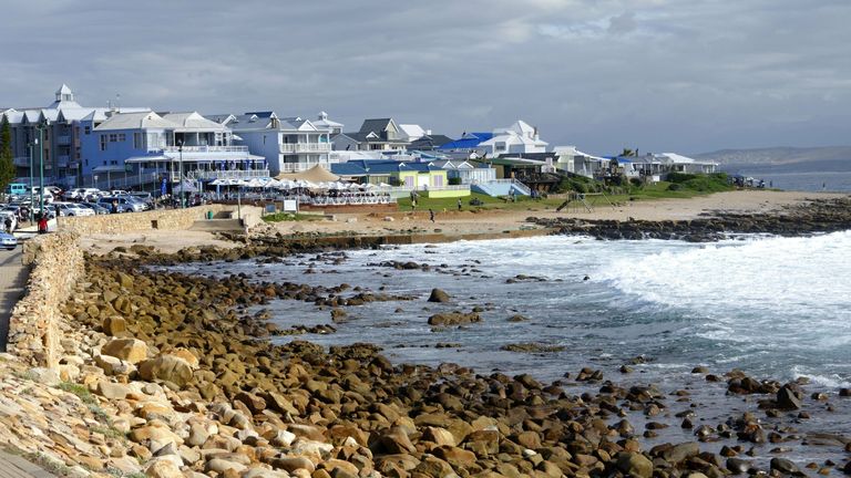 Mossel Bay foreshore, Western Cape, South Africa. Pic: AP