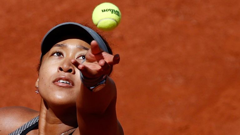 Osaka skipped the news conference after her first-round victory at Roland Garros