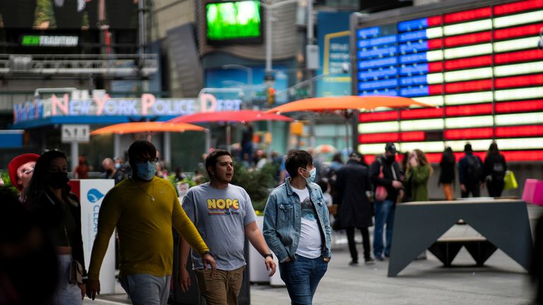 Masks will no longer be required for fully vaccinated people in crowded outdoor places and most indoor places