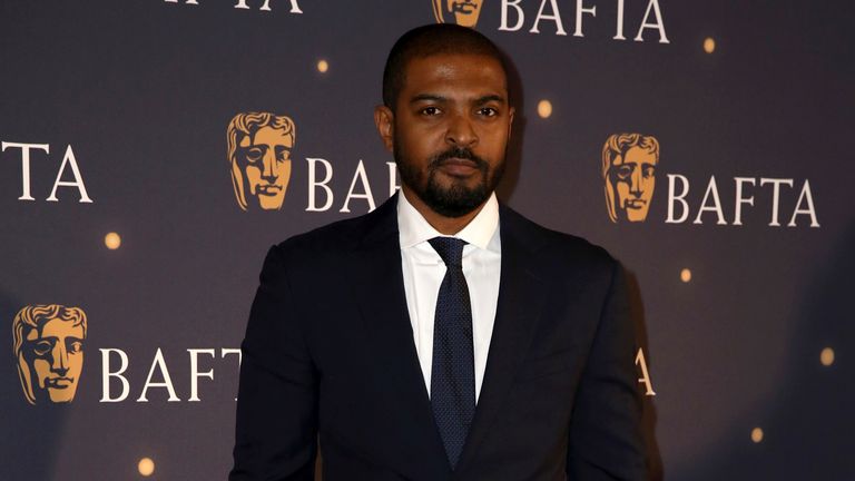 Noel Clarke poses for photographers at a BAFTA fundraising gala in 2019. Pic: AP