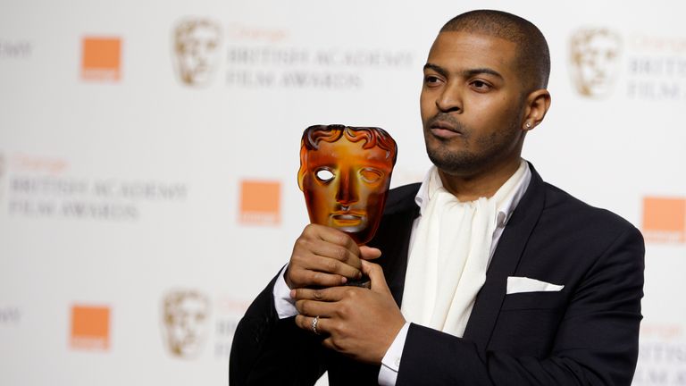 British actor and director Noel Clarke wins BAFTA&#39;s Rising Star Award in 2009. Pic: AP