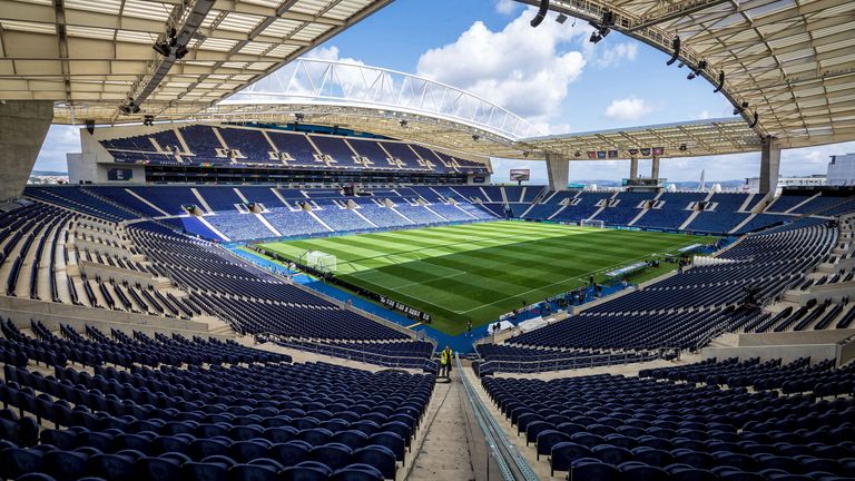 Dragao stadium in Porto, Portugal. Filc pic: AP