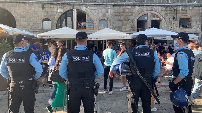 Les supporters britanniques sont arrivés à Porto pour Manchester City vs Chelsea