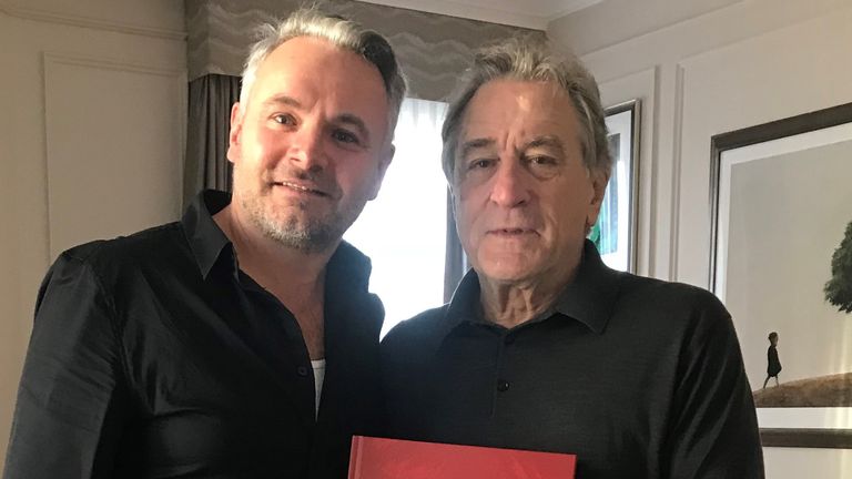 Jay Glennie and Robert De Niro