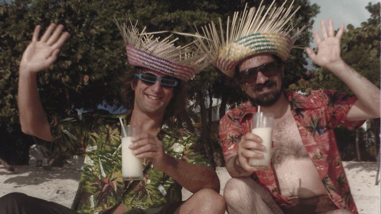 Robert De Niro and Martin Scorsese in the Caribbean. Pic: Gloria Norris courtesy of Coattail Publications