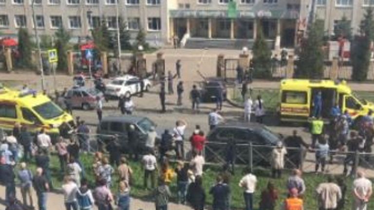Russia School Shooting: At least 8 children and a teacher were killed in Russia as two gunmen opened fire at a school in Kazan. 