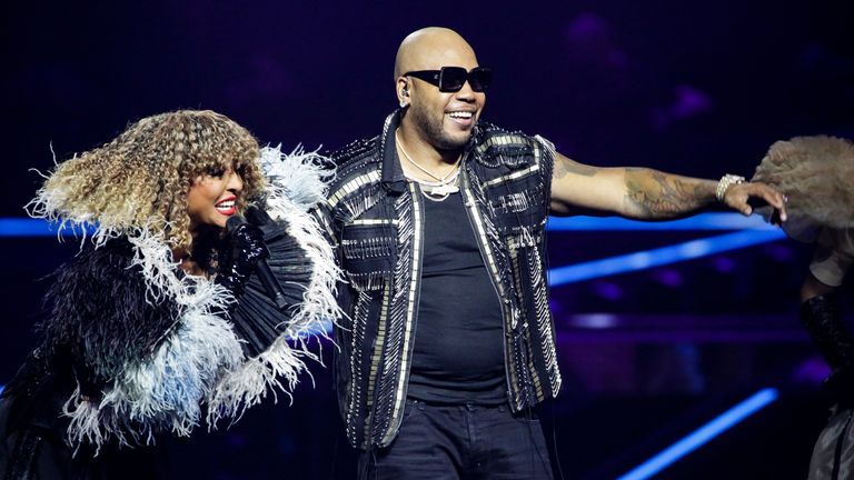 Flo Rida - the US rapper - will appear on stage for San Marino. Pic: EBU/ Thomas Hanses