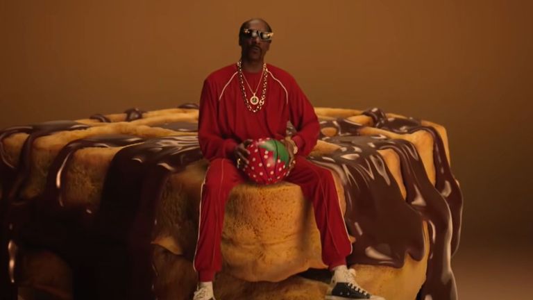 Snoop Dogg in the Just Eat advert. Pic: Just Eat/YouTube