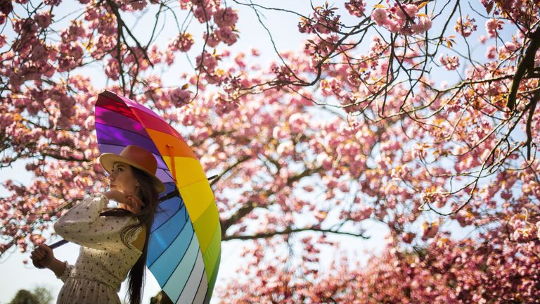 There will be blue skies and warmer weather this bank holiday weekend