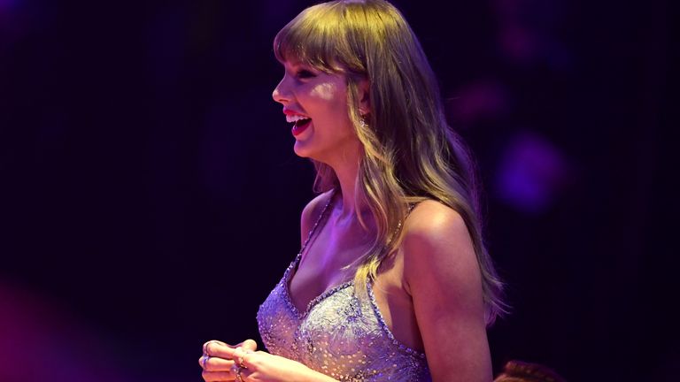 Taylor Swift at the Brit Awards 2021