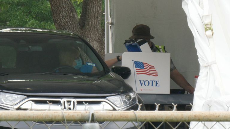 People have been protesting a controversial new voting law in Texas  
