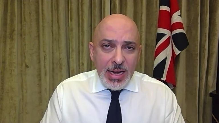 Vaccines Minister Nadhim Zahawi also told Sky News that the UK is moving &#39;at speed and scale&#39; with its vaccine roll out.