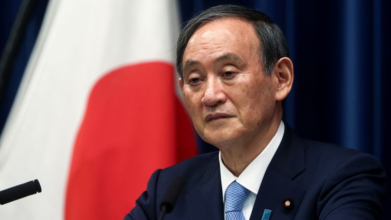 Japan's Prime Minister Yoshihide Suga