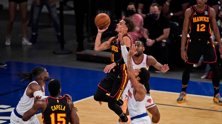 Game 1: Hawks 107-105 Knicks