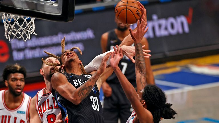 NBA Wk21: Nets 105-91 Bulls