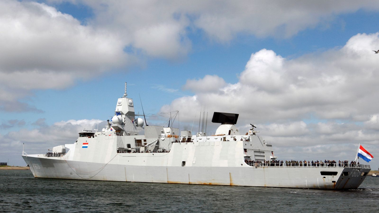 Russia accused of threatening Dutch warship on patrol with Britain’s HMS Defender