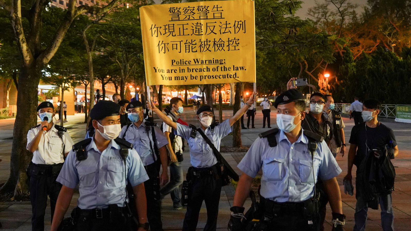 Tiananmen Square Hong Kong Vigil Organiser Arrested As Police Crack