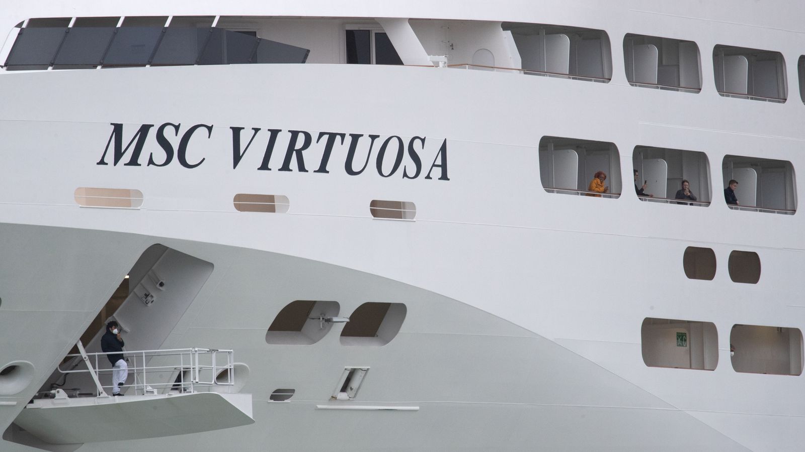 Covid Round Uk Cruise Passengers Can T Dock In Scotland Due To Coronavirus Restrictions Uk News Sky News