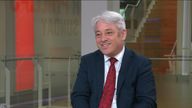 Mr Bercow told Sky News his decision to defect away from the Conservative Party is not to do with Boris Johnson personally.