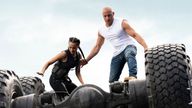 (from left) Ramsey (Nathalie Emmanuel) and Dom (Vin Diesel) in F9, directed by Justin Lin. Pic: AP