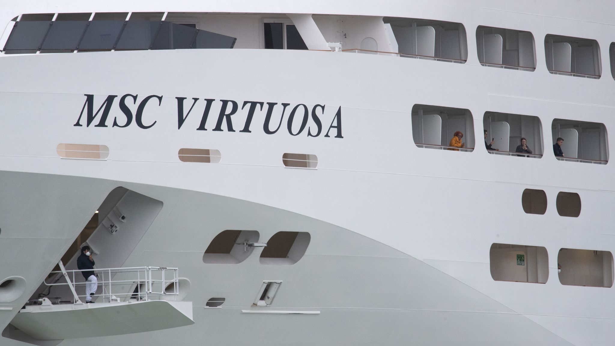 Covid Round Uk Cruise Passengers Can T Dock In Scotland Due To Coronavirus Restrictions Uk News Sky News